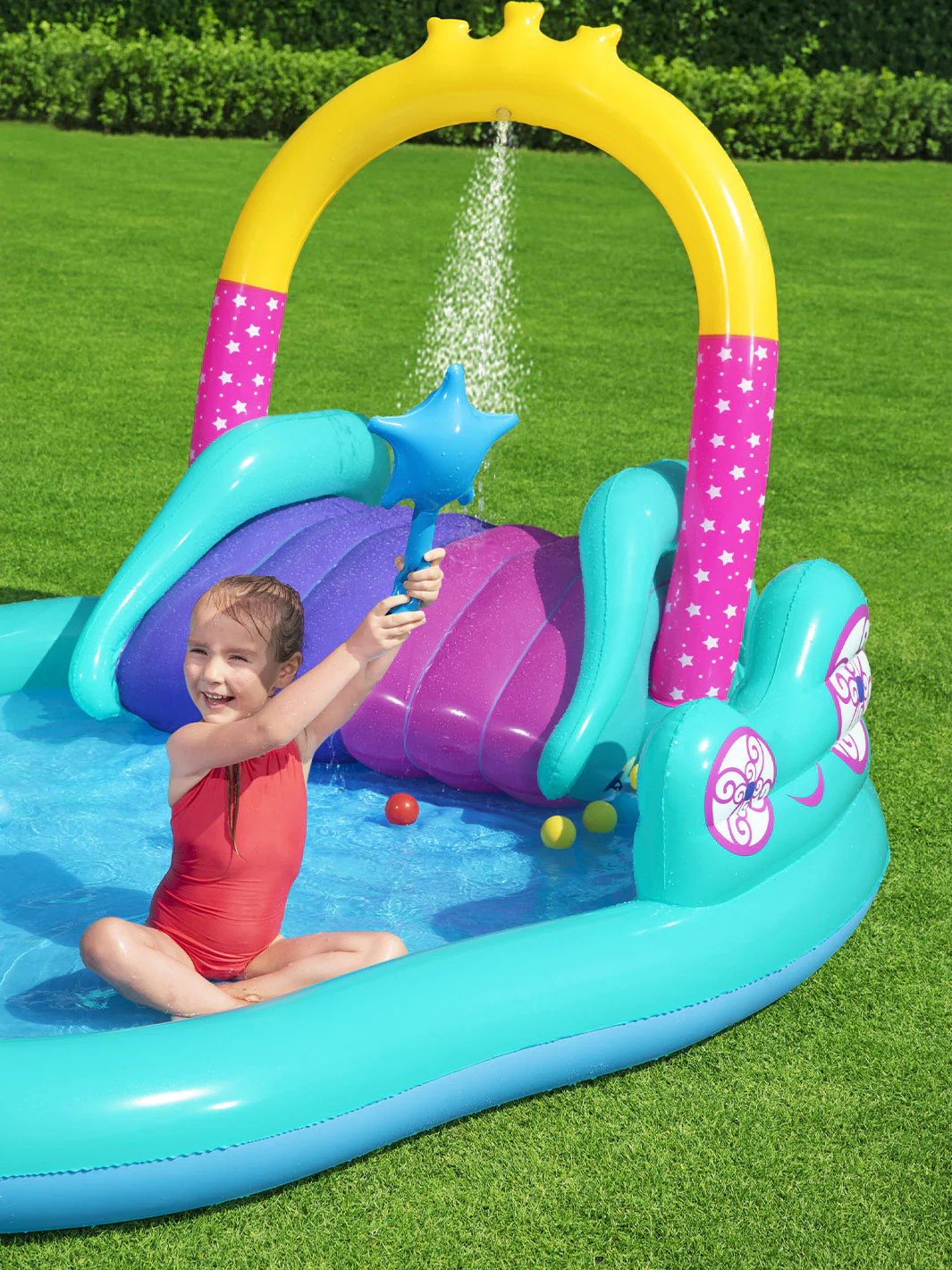 Centro de Juegos inflable infantil 2.74m x 1.98m x 1.37m - Unicornio - Imagen 3