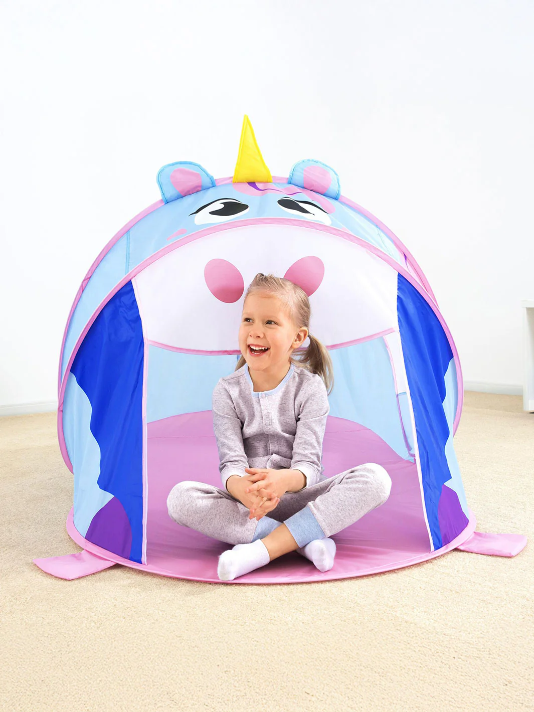 Casa de campaña infantil 1.82m x 96cm x 81cm - Unicornio - Imagen 4