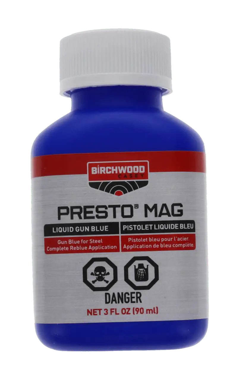 Pavonador en Frío de Birchwood Casey Presto® Blue Mag Gun Blue