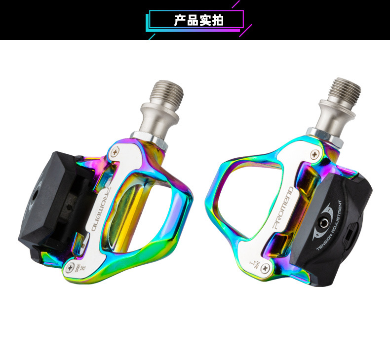 Pedales Promend Automático Neón Ruta Pd-r97y Calas Shimano - Imagen 5