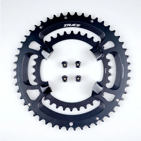 Platos Zrace ruta Asimétrico 4 tornillos para Shimano R8000 / R7000 / R9100 - Imagen 8