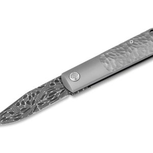 Navaja de Bolsillo Böker Solingen BRLW Meteorite Damast