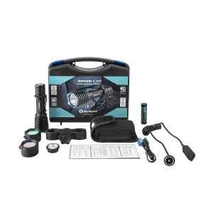Linterna LED Warrior X 2000 lum. con kit de caza recargable Olight