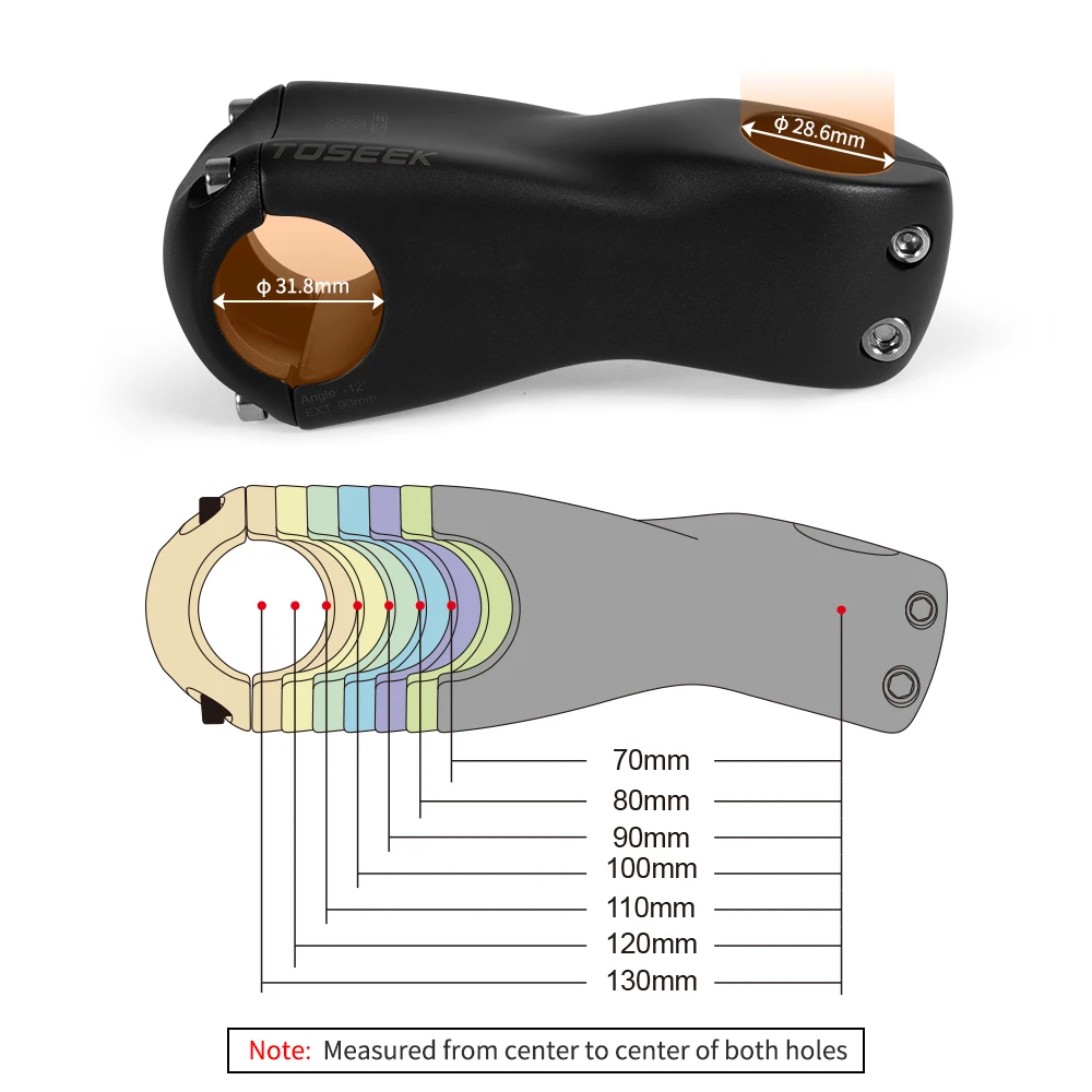 Stem Bicicleta Toseek Carbono K03 MTB - Imagen 7